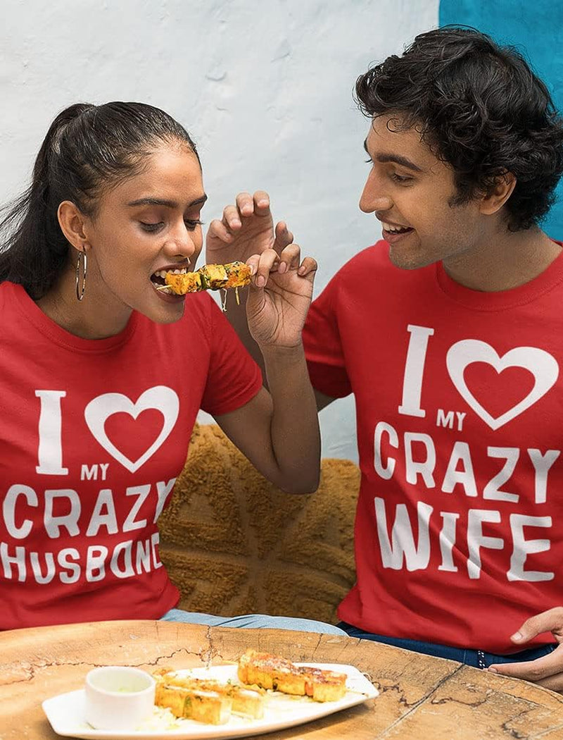 Matching Shirts for Couples Love My Husband Wife Valentines Day T-Shirts