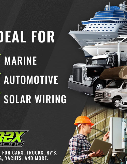 Load image into Gallery viewer, 4 Post Power Distribution Block Bus Bar with Cover - Made in the USA - 250 Amp Rating - Marine, Automotive, and Solar Wiring - Set of 2 (5/16&quot;)

